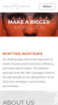 Mobile Screenshot of mediaexperts.com